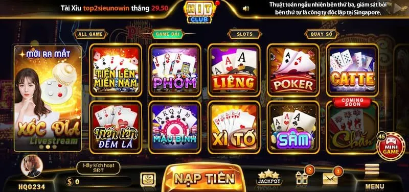 Game bài đỉnh cao Hitclub