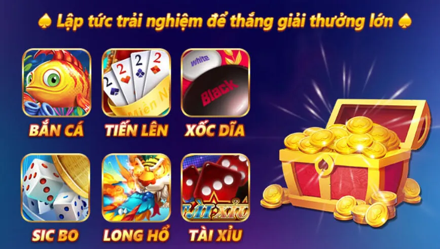 Siêu Nổ 88 nổi bật với số lượng trò chơi đổi thưởng đa dạng và phong phú